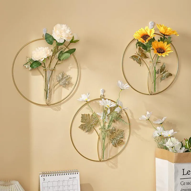 Creative Ginkgo Leaf Wall Decor – Green Plant Hydroponic Wall Hanging for Dining Rooms and Living Spaces